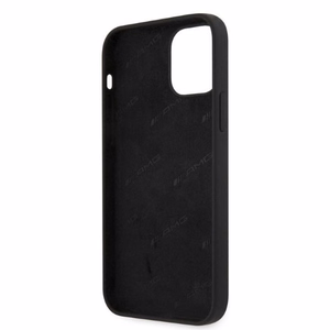 AMG Silicone Big Logo ümbris jaoks iPhone 12 Pro Max - must