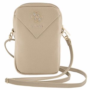 Guess Torebka GUWBZPGSTEGDciemnobeżowy/beez Zip Triangle 4G