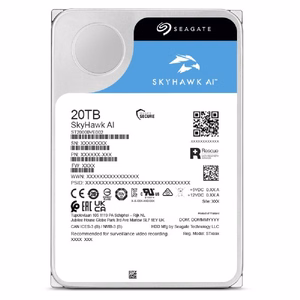 Seagate SkyHawk AI Kõvaketas 20TB SATA III 512MB 7200rpm 3.5"