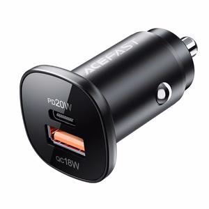Car Laadija Acefast B1 Mini 38W USB-C+USB-A must