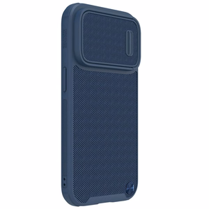Nillkin Textured S Case iPhone 14 Pro Max бронированный чехол с защитой камеры синий