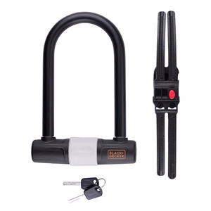 BLACK+DECKER U-lukk jalgrattale, 14 × 25 cm