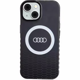 Audi IML Big Logo MagSafe ümbris jaoks iPhone 15 / 14 / 13 - must