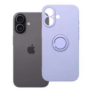 SILICONE RING ümbris jaoks IPHONE 17 violet