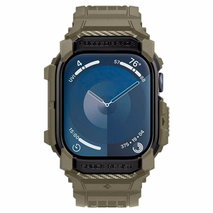 SPIGEN ümbris RUGGED ARMOR "PRO" jaoks APPLE Watch 10 (46 mm) vintage khaki