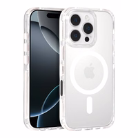 Tel Protect Strap Clear Ümbris jaoks Iphone 15 Pro Max valge