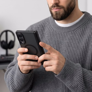 Tech-Protect MagPeak MagSafe  Samsung Galaxy Z Fold 8 ümbris, mattmust