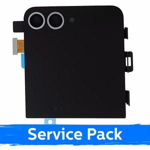 LCD ekraan ühilduv Samsung F741 Z Flip6 (OUTER) raamiga / Hõbedane vari / (Service Pack)