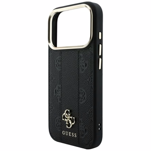 Ümbris mudelile IPHONE 18 Pro/17 Pro ühildub MagSafe'iga (Stripe Peony 4G Logo) (värv: must)
