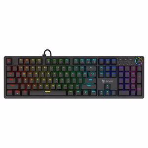 SAVIO STYX Mechanical Keyboard Outemu pruun, Hot Swap, RGB