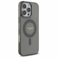Guess IML Rhinestones MagSafe Ümbris jaoks iPhone 16 Pro Max - Must