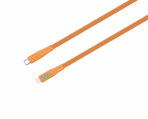 Havit CB6255 - USB laadimiskaabel Type C Lightning, 1 m (oranž)
