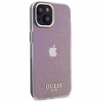 Guess GUHCP15SHDECMP iPhone 15 6.1" roosa/roosa hardcase IML Faceted Mirror Disco Iridescent