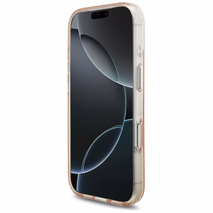 Karl Lagerfeld IML Karl RSG Logo MagSafe Ümbris jaoks iPhone 17 Pro - Roosa