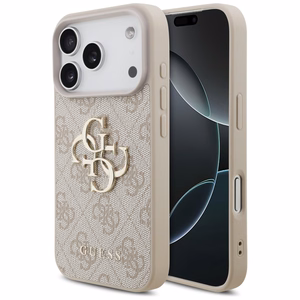 Guess 4G Big Logo Ümbris jaoks iPhone 17 Pro - Roosa