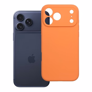 Чехол для iPhone 17 Pro Max / 18 Pro Max (низкий бортик камеры) Forcell F-Protect Rubber Premium, совместимый с MagSafe, оранжевый