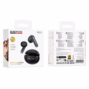 Borofone TWS Bluetooth Earphones FQ12 Nice black