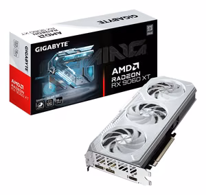 GIGABYTE GAMING Radeon RX 9060 XT OC ICE 16G Videokaart - 16GB GDDR6, 256bit, PCI-E 5.0, 3320 MHz Core Clock, 2 x DisplayPort, 1 x HDMI, GV-R906XGAMINGOCICE-16GD