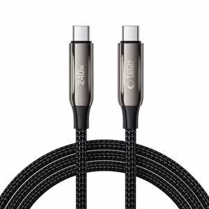 Tech-Protect UB10T Ultraboost USB-C PD240W/QC4.0 Kaabel 200cm - Must