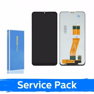 LCD ekraan sobib Samsung A035G A03 EU must (Service Pack / Aftermarket)(NF versioon)
