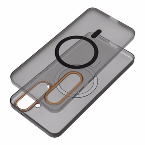 Чехол Samsung A27 Go Orange совместимый с MagSafe черный