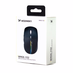 Wozinsky WMGK-1132 Juhtmevaba Mouse with RGB Backlight - Must