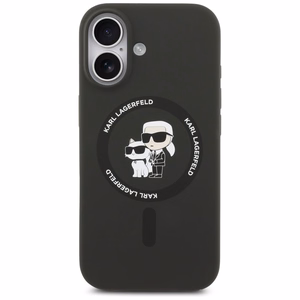 KARL LAGERFELD ümbris jaoks IPHONE 17 compatible with MagSafe KLHMP17SSCMKCRHK (Silicone KC Body Ring) must