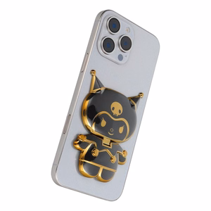 Phone stand DOLL - stick-on - czarny