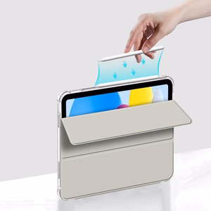 Tech-Protect SC Pen Hybrid Ümbris jaoks iPad 10 / 2022 - hall - läbipaistev