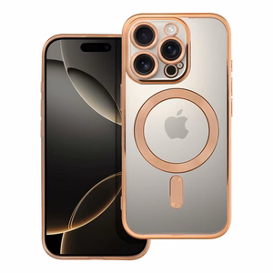 ELECTRO MAG COVER case compatible with MagSafe jaoks IPHONE 16 Pro kuldne