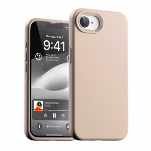 Mercury Pure Magsafe силиконовый чехол Apple iPhone 16e/17e розовый песок