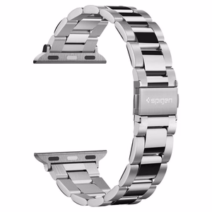 Spigen Modern Fit ремешок для Apple Watch 4/5/6/7/8/SE (38/40/41 мм) - Серебряный