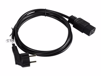 Lanberg C19 toitekaabel 1.8m must