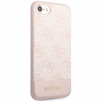 Guess GUHCI8G4GLPI iPhone 7/8/SE 2020/ 2022 roosa/roosa hard ümbris 4G Stripe Collection