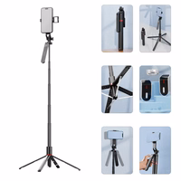 Blavec Selfie Stick Aluminium Fusion P-08 tripod + remote control + 1 lamp 2,2 metres (SSFP08-TR1LB22) must