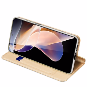 Dux Ducis Skin Pro чехол-книжка Poco M4 Pro 5G золотой