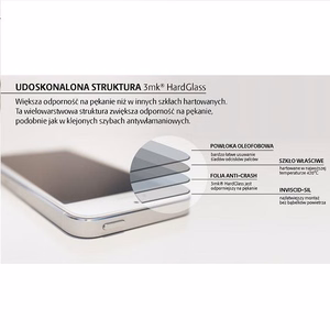 9H 3mk HardGlass™ Tempered Glass for iPhone SE 2020 / iPhone SE 2022