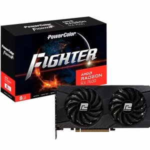 PowerColor Fighter RX7600 8G-F videokaart