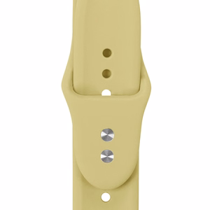 Crong Liquid rihm Apple Watch 38 / 40 / 41 / 42 mm, õlekollane