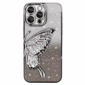 Tel Protect Butterfly Water Ümbris jaoks Iphone 12 Pro hõbedane