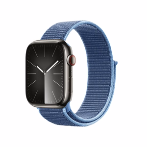 Crong Nylon Sport rihm Apple Watchi 38 / 40 / 41 mm ja 42 mm (Series 10 / 11) mudelitele, ookeanisinine
