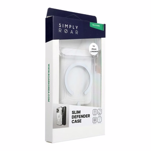 ROAR case SLIM DEFENDER compatible koos MagSafe jaoks IPHONE 17 Pro Max läbipaistev