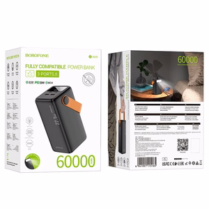 External battery Akupank Borofone BJ66B 22.5W+PD20W 60000mAh must