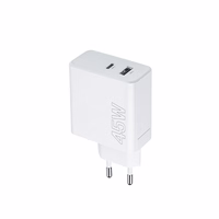 Maxlife MXTC-07-45AC PD QC laadija 1x USB-C 1x USB 45W valge