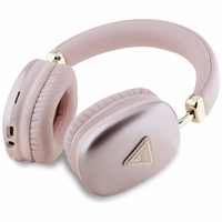 Guess Metallic Triangle Logo Over-Ear Headphones - Roosa