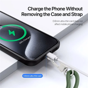 DUX DUCIS Plaz - cross-body phone strap - roheline