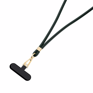 3mk EasyClip Elite telefoni kaelapael, Evergreen (kuldsed detailid)
