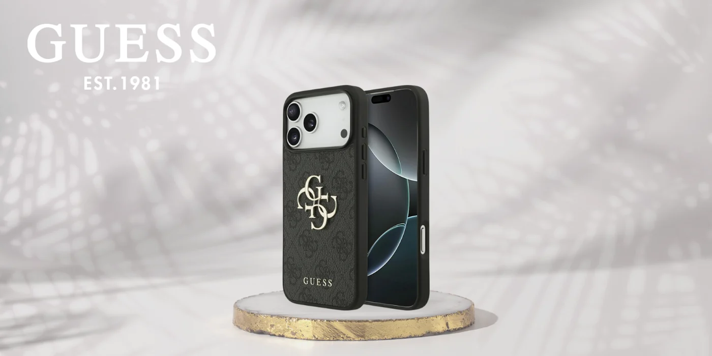 Guess 4G Big Logo Case for iPhone 17 Pro Max - Black