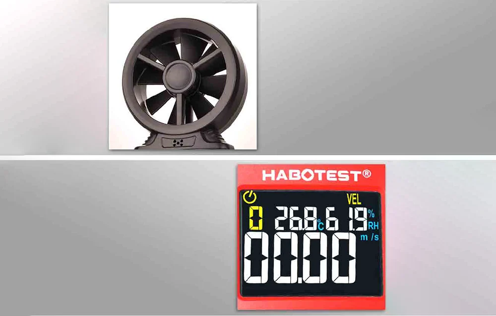 Digitaalne anemomeeter Habotest HT625B, USB