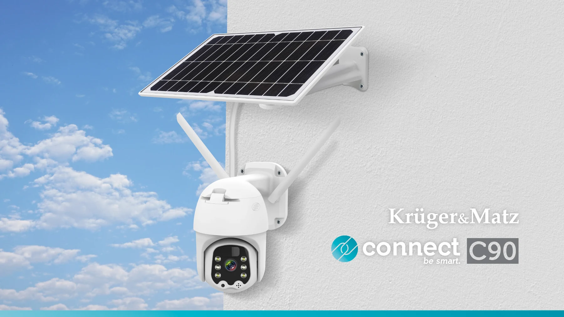 Krüger&Matz Connect C90 Solar välikaamera